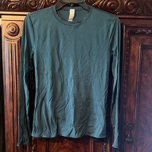 Lululemon Wundermost Teal Long Sleeve Shirt